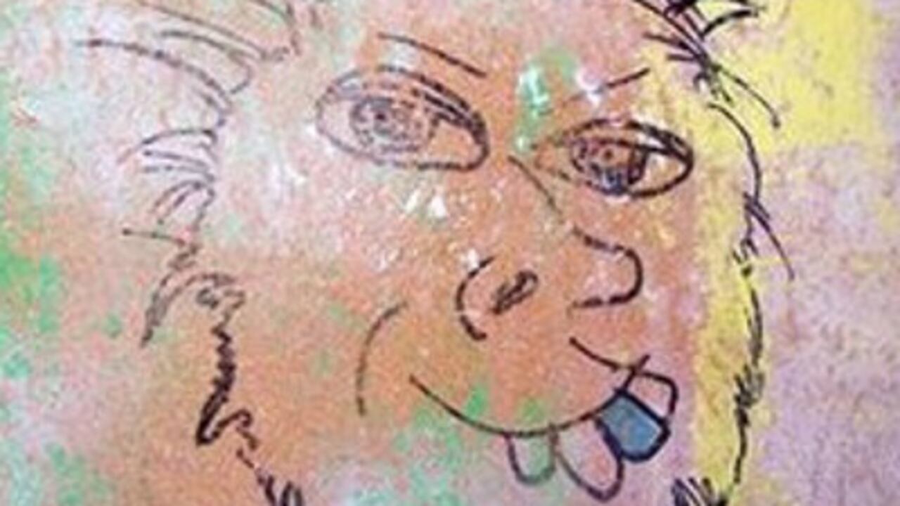 Entre los dibujos de Rotten se incluyen el representante de los Sex Pistols, Malcolm McLaren, y su compañero en la banda, Sid Vicious.