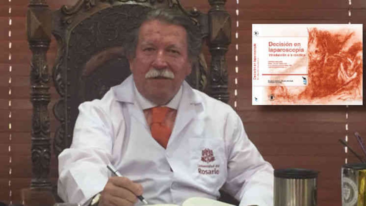 Rafael Riveros, cirujano de la Universidad de El Rosario, presentará su sexto libro.