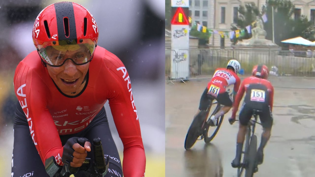 Nairo Quintana paró el cronómetro en 16'06'' perdiendo menos de un minuto con los favoritos