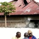 Así quedó el lugar donde se encontraban los estudiantes del colegio en Uganda.