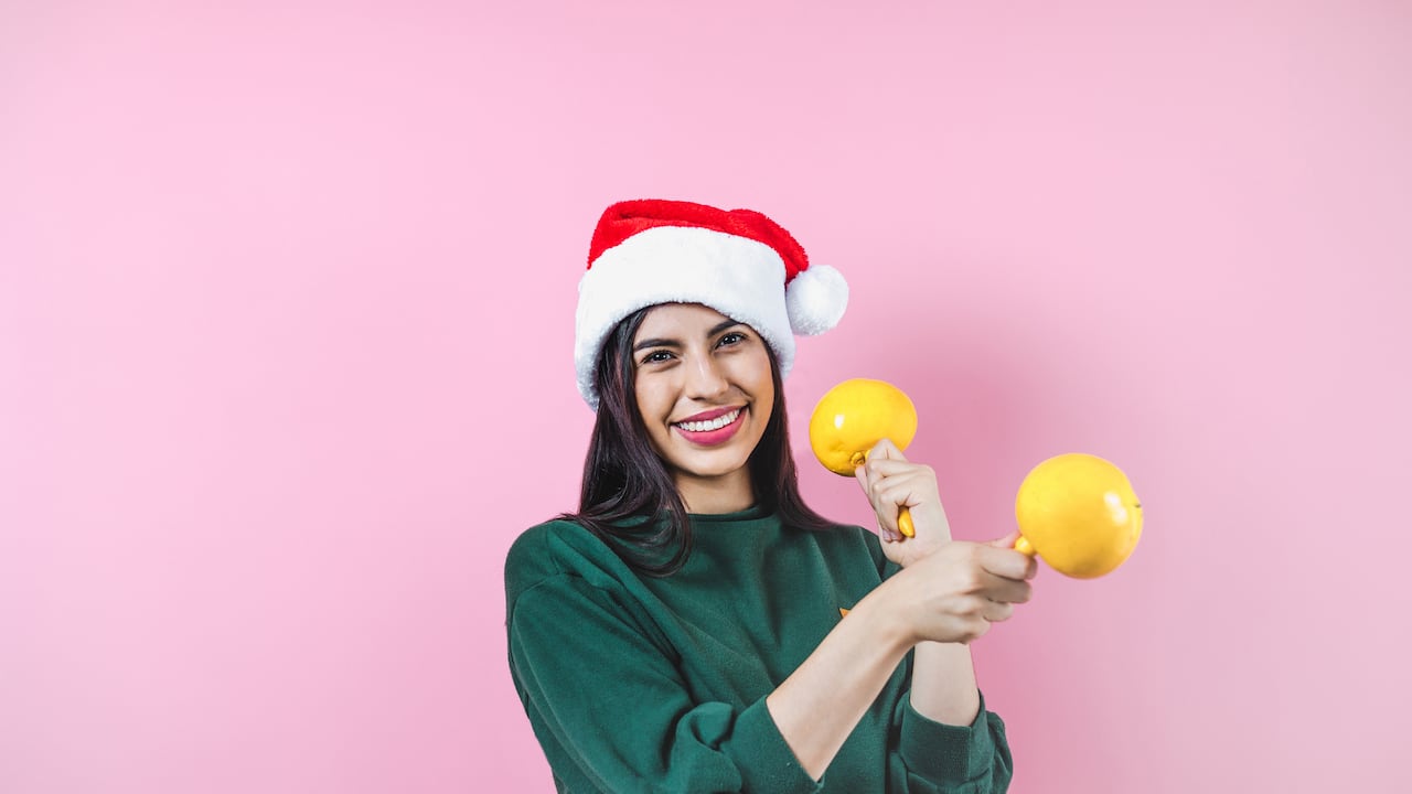 Los villancicos se acompañan con instrumentos como maracas.