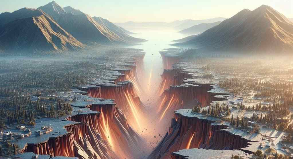 Científicos creen que la India se partirá en dos por culpa del movimiento de las placas tectónicas.