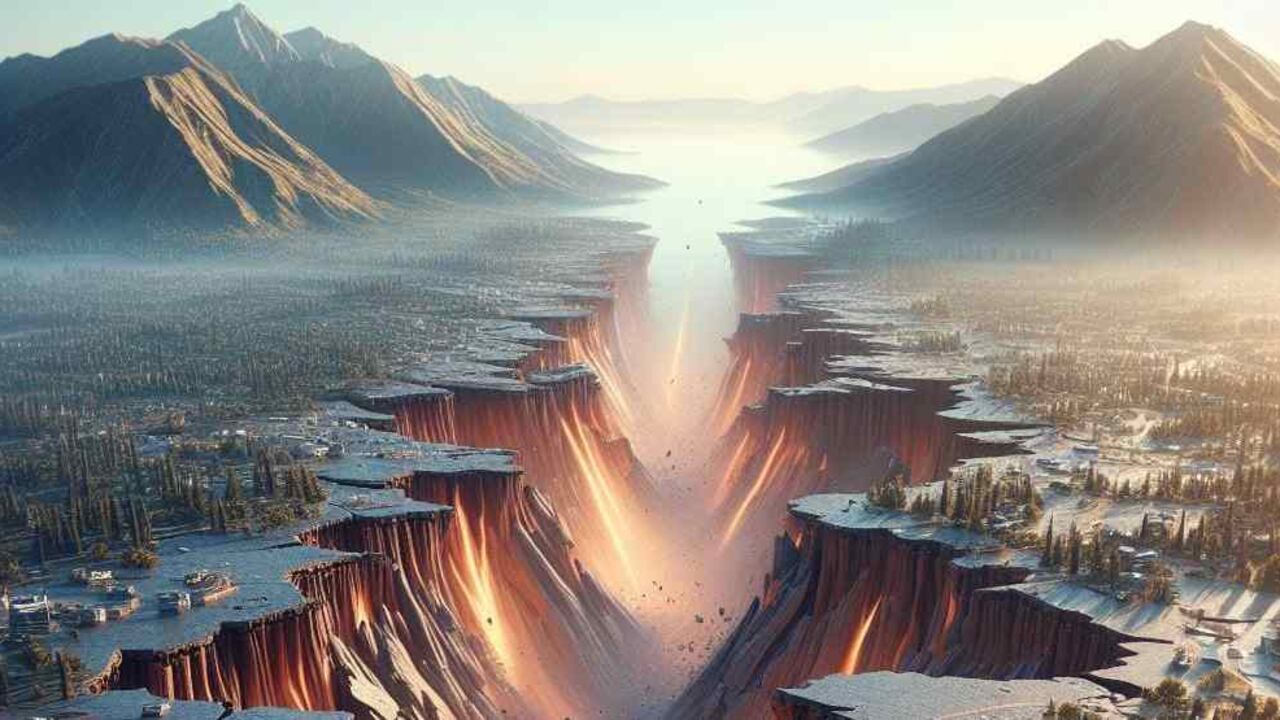 Científicos creen que la India se partirá en dos por culpa del movimiento de las placas tectónicas.