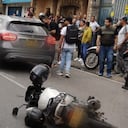 Persecución en las calles de Medellín en medio de un supuesto robo.