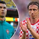 Cristiano Ronaldo y Luka Modric, capitanes en el duelo de Portugal vs. Crocia.