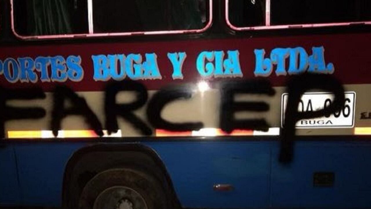 Imagen de uno de los buses