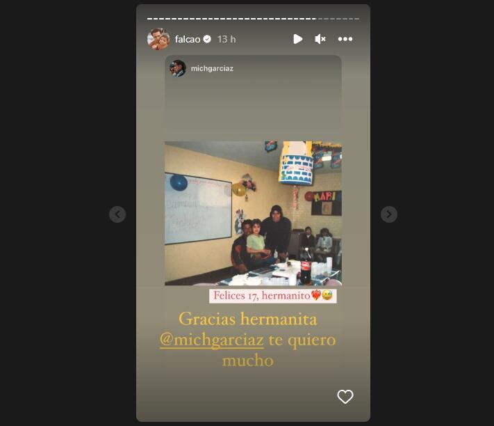 Falcao de cumpleaños