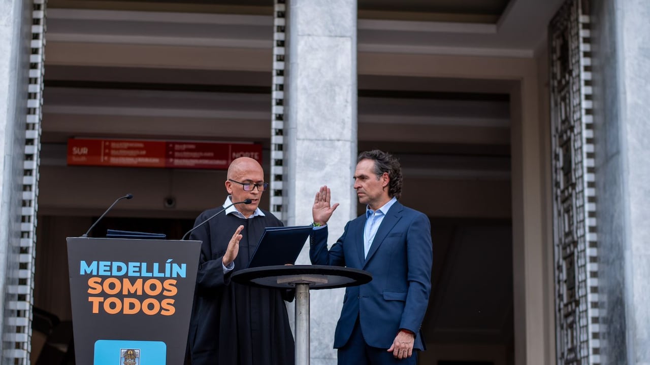 Federico Gutiérrez se posesionó como nuevo alcalde de Medellín.