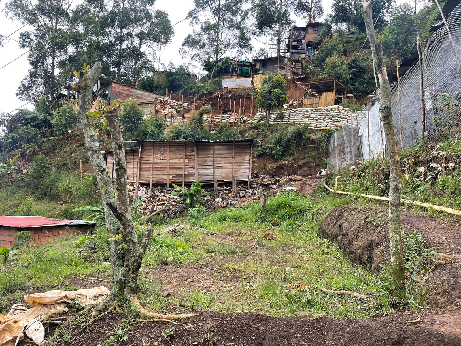 Barrio Altos de Oriente, en Bello, donde una avenida torrencial cobró las vidas de diez personas y dejó desaparecidas a 15 más.