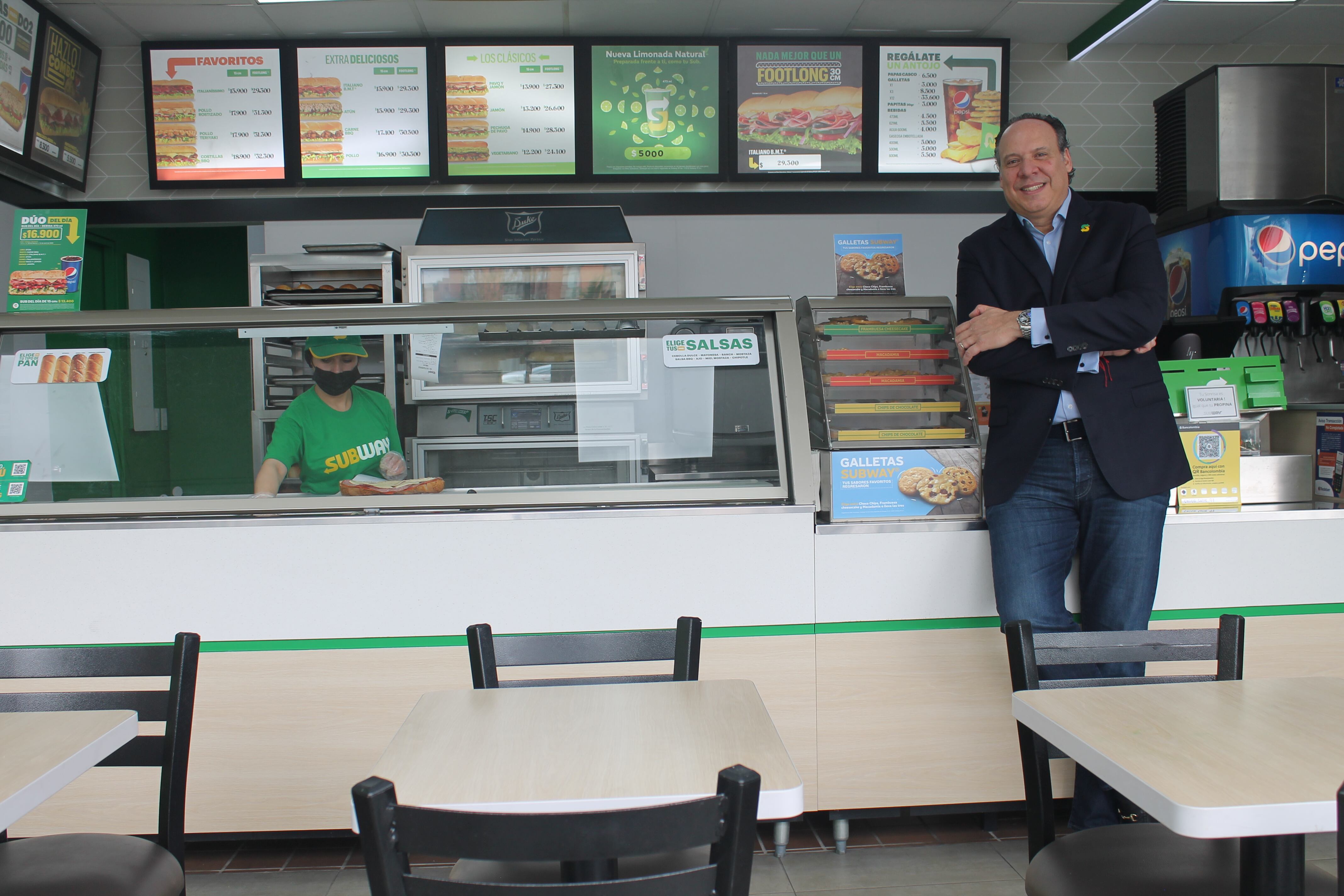 Alejandro Henao, nuevo director de Subway en Colombia.