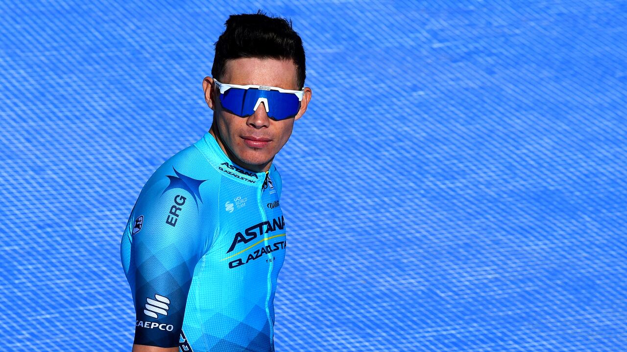 Miguel Ángel López regresó esta temporada al Astana después de romper su contrato con el Movistar