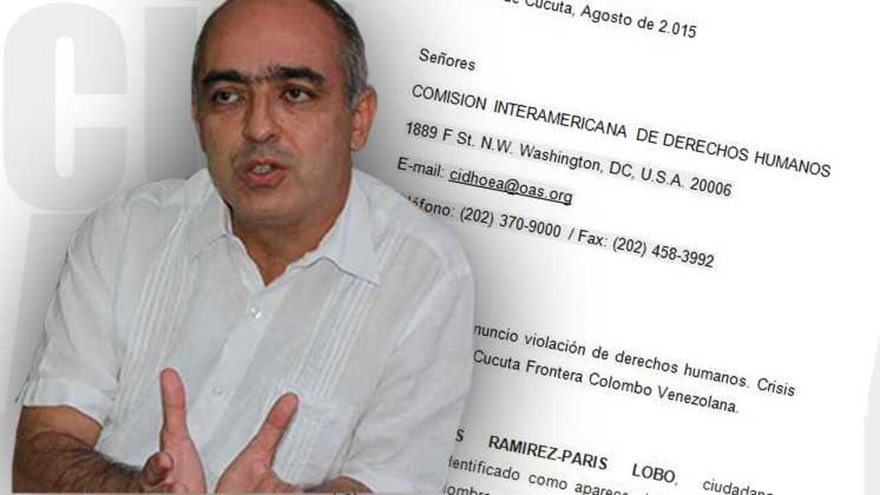 Donamaris Ramírez-Paris Lobo, alcalde de Cúcuta, viajó a Washington para interponer una denuncia en la CIDH contra Nicolás Maduro, Diosdado Cabello y Tarek William Saab.