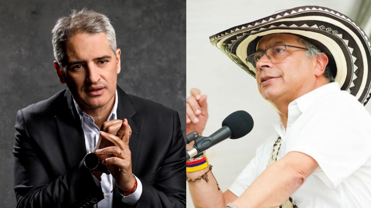 Gobernador de Antioquia, Andrés Julián Rendón; y el presidente Gustavo Petro.