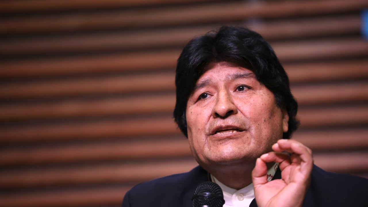 Evo Morales, expresidente de Bolivia.