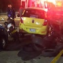 Accidente de cinco vehículos dejó una persona muerta y dos gravemente heridas en Bello, Antioquia.