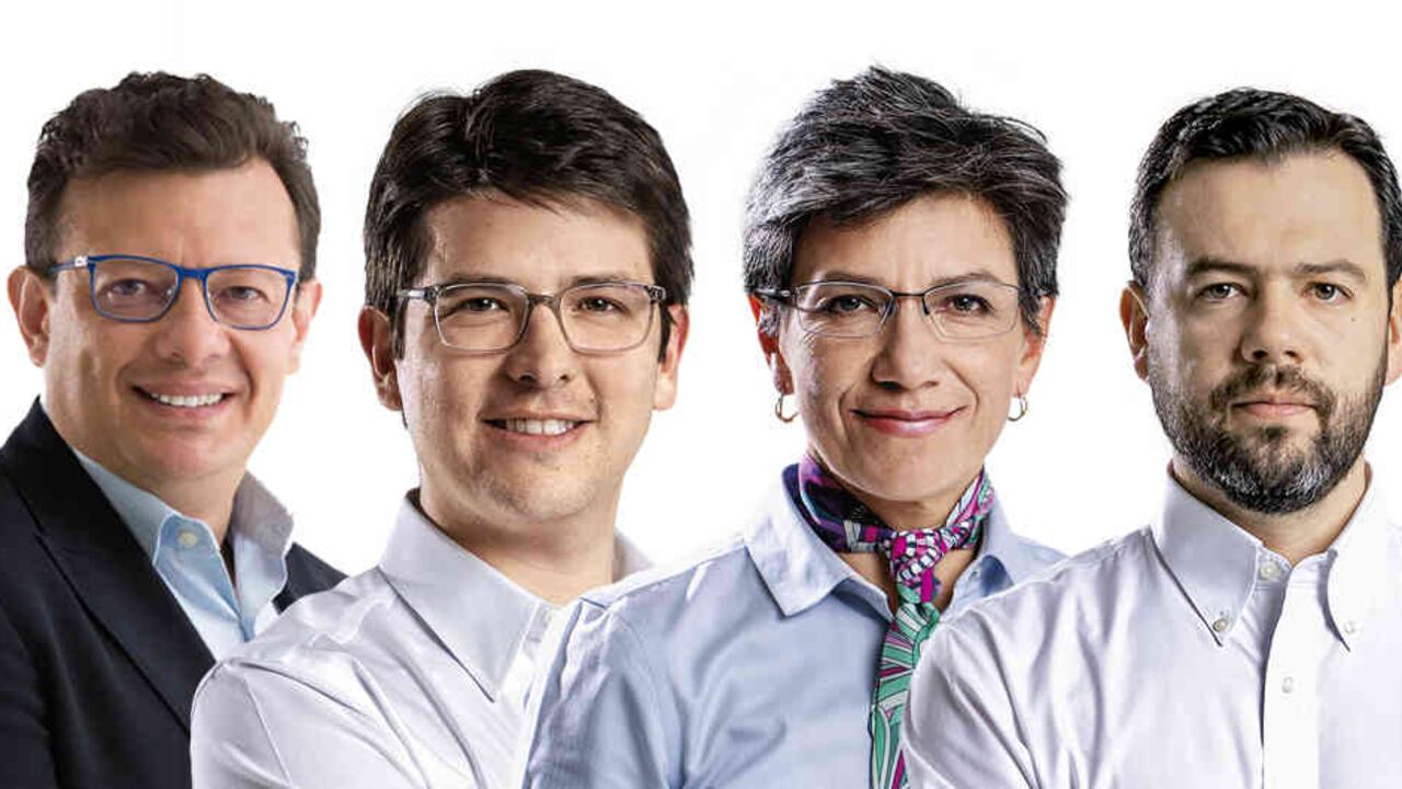Candidatos a la alcaldía de Bogotá.