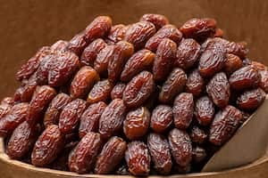 Quality dates, displayed at the Spice Bazaar in Istanbul