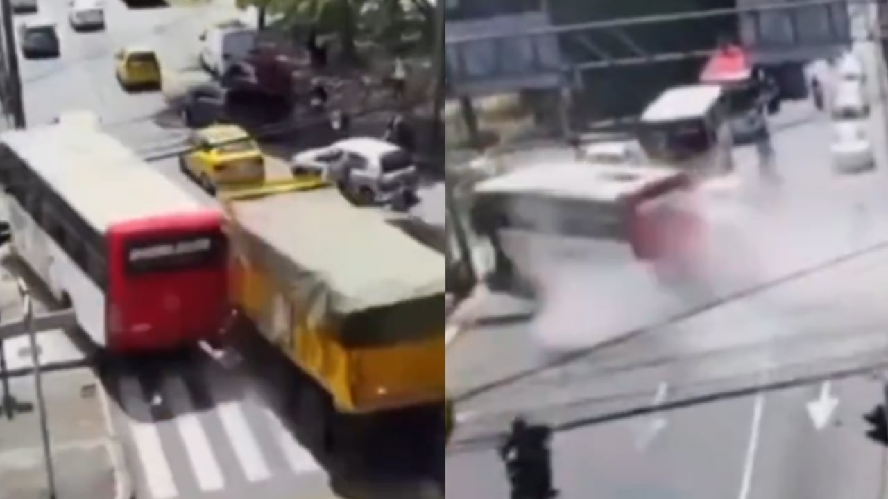 Las autoridades informaron que tres personas resultaron lesionadas.