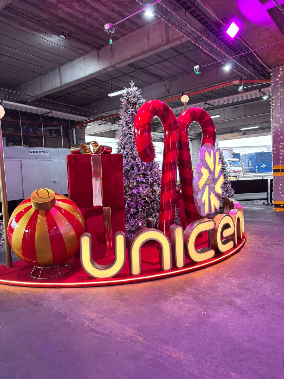 Decoración navideña en Centros comerciales