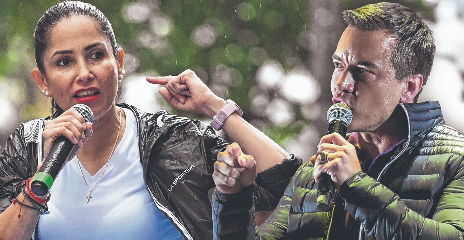 Luisa González y Daniel Noboa son los candidatos principales para la presidencia de Ecuador.