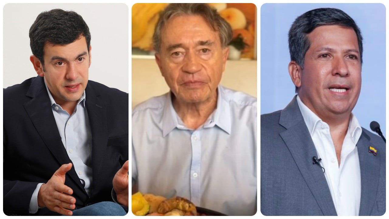 Rodrigo Lara Restrepo, Carlos Lehder y Rodrigo Lara Sánchez.