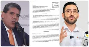 Carlos Hernán Rodríguez, Carlos Mario Zuluaga y el documento de proposición.