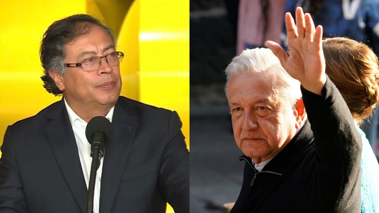 Presidente Gustavo Petro y Andrés Manuel López Obrador