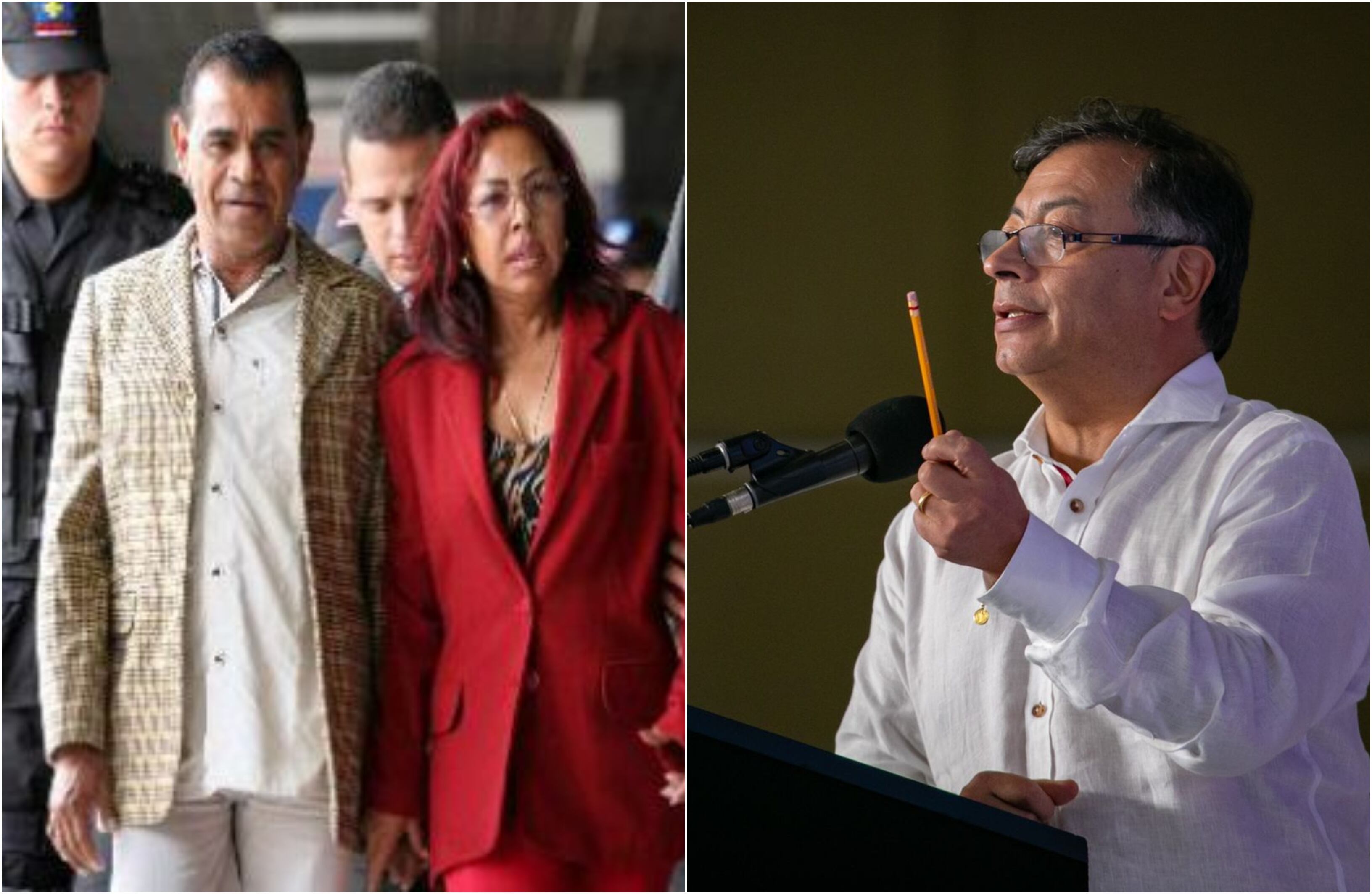 Alias La Gata y el presidente Gustavo Petro