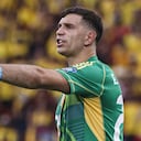 Dibu Martínez no estará disponible para la doble fecha de octubre en las eliminatorias sudamericanas