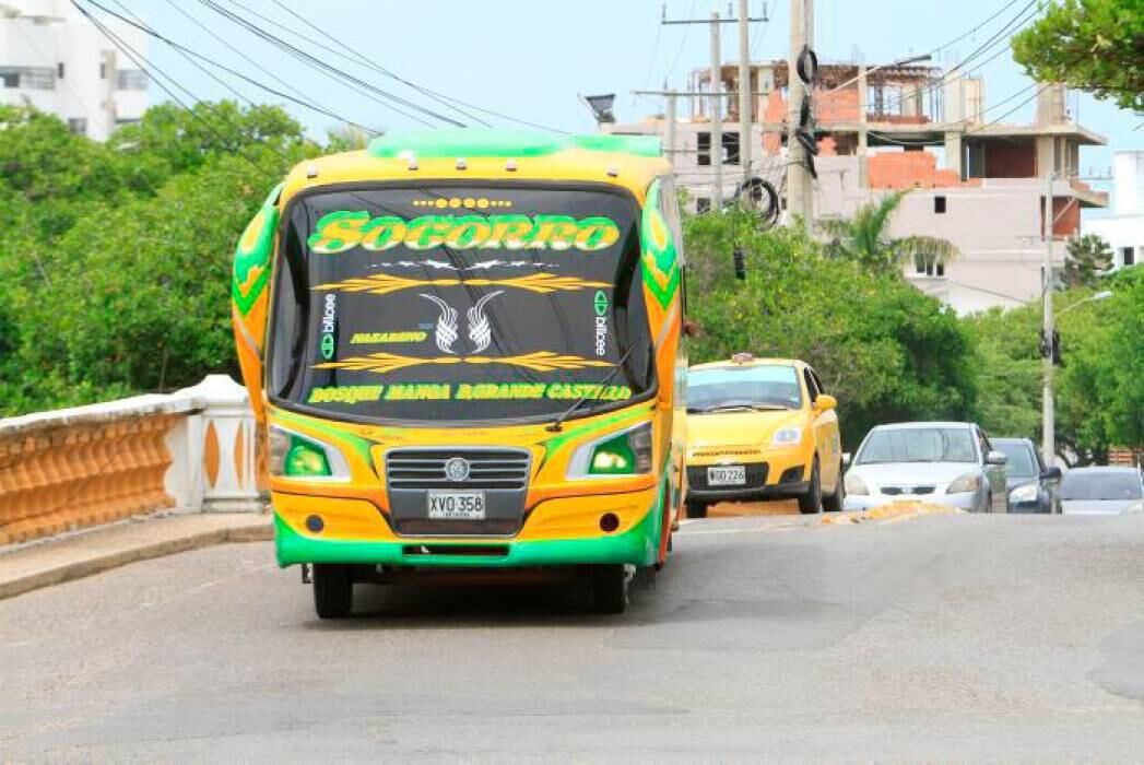 Puente Las Palmas en Cartagena.