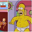 Las imágenes por las que asocian la viruela del mono con una supuesta predicción de 'Los Simpson' tienen siete años de diferencia entre sí.