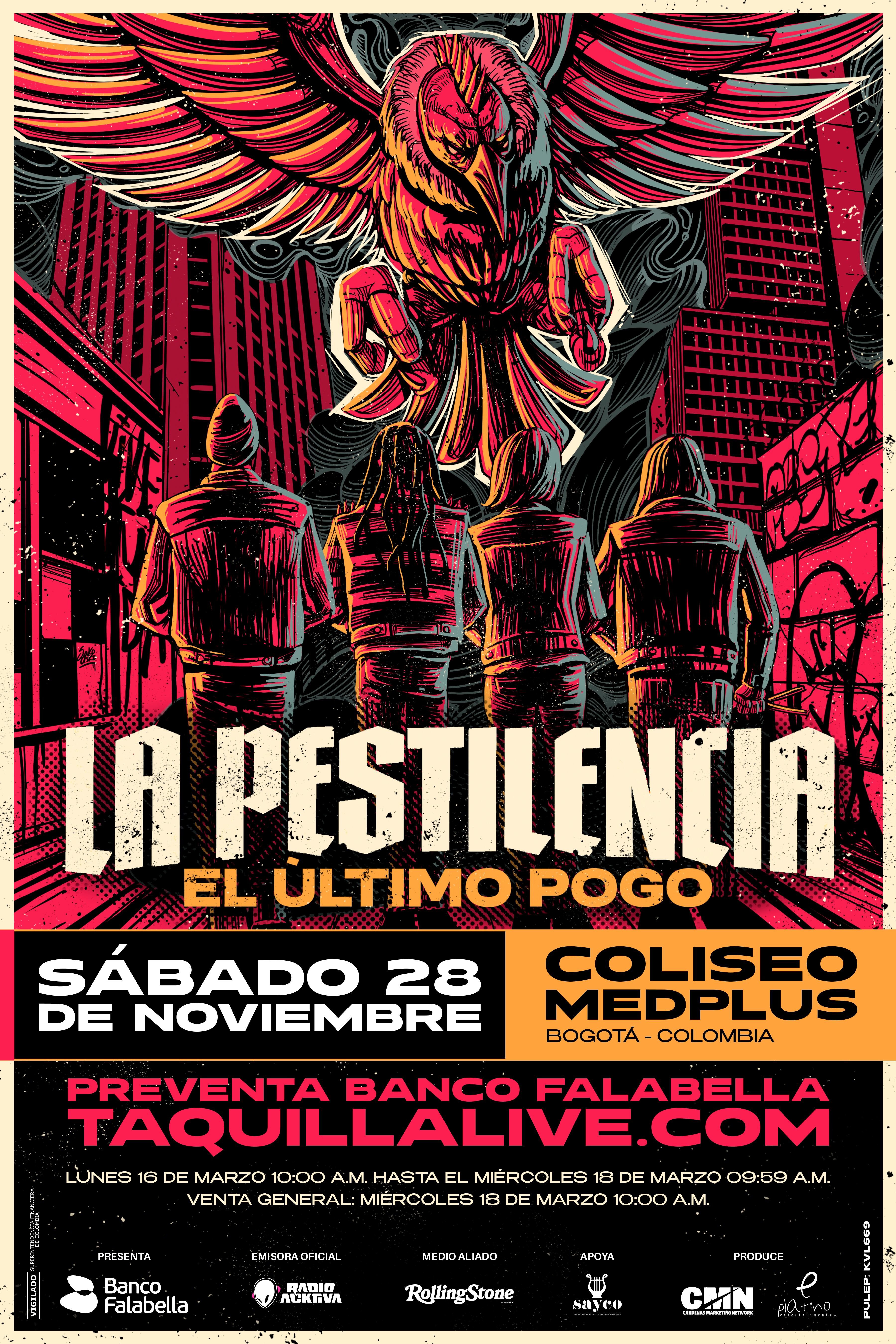 Una despedida de altísimo kilates: La Peste dice adiós en la ciudad donde se forjó, y habrá mucho pogo pero también alta emoción. Será el 28 de noviembre en el amplio MedPlus que merece.