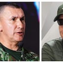 El comandante del Ejército, el general Luis Ospina, y el profesor de inglés Leonardo Colmenares