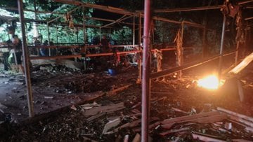 Ataque del ELN contra el batallón Juncal en Aguachica, Cesar.