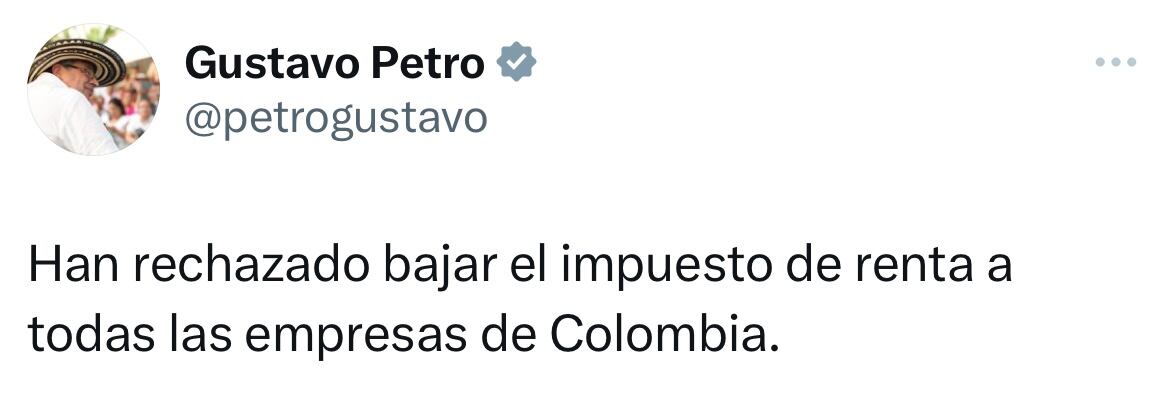 Mensaje presidente Gustavo Petro