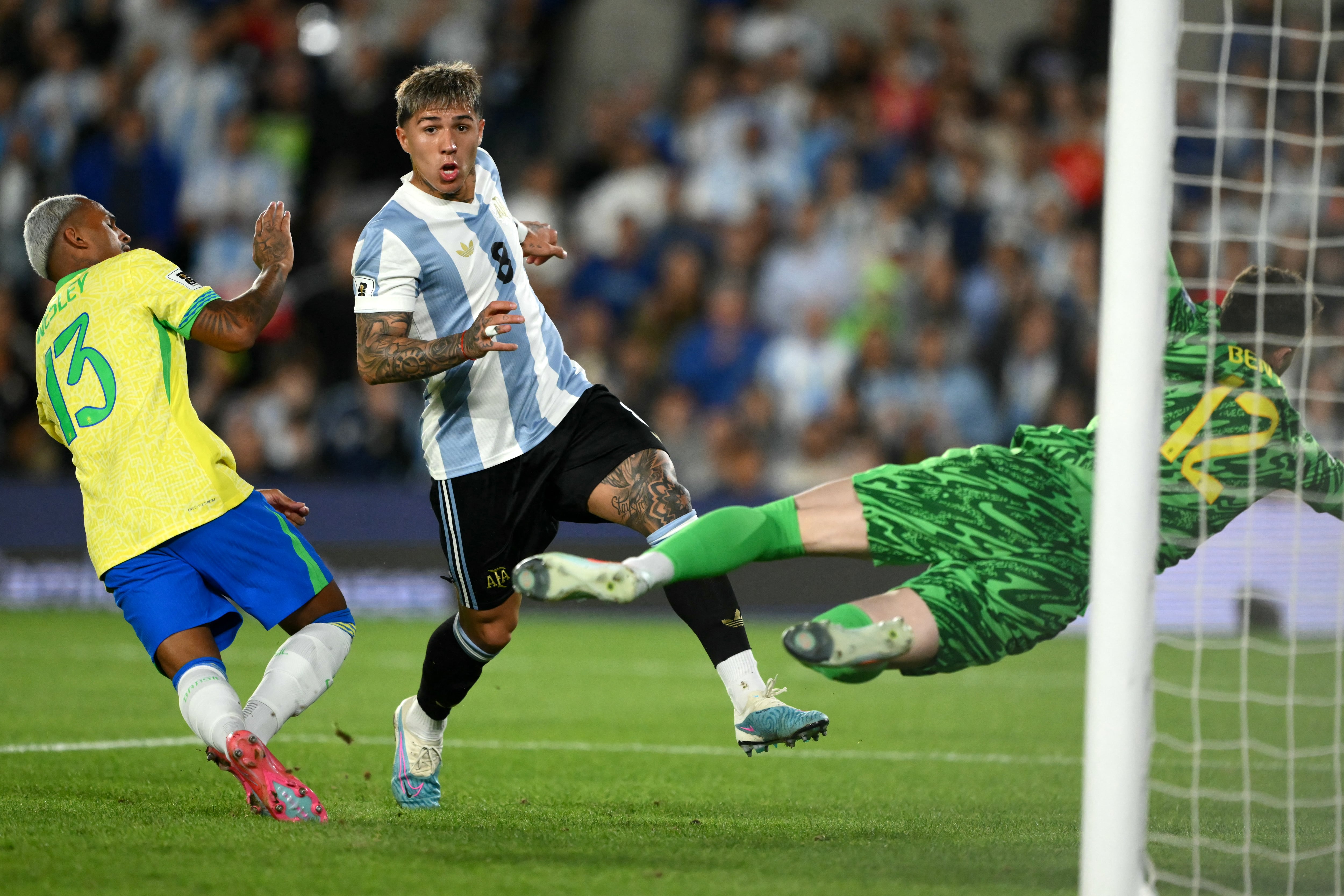 Argentina se enfrentó a Brasil por la Eliminatoria Sudamericana rumbo al Mundial del 2026