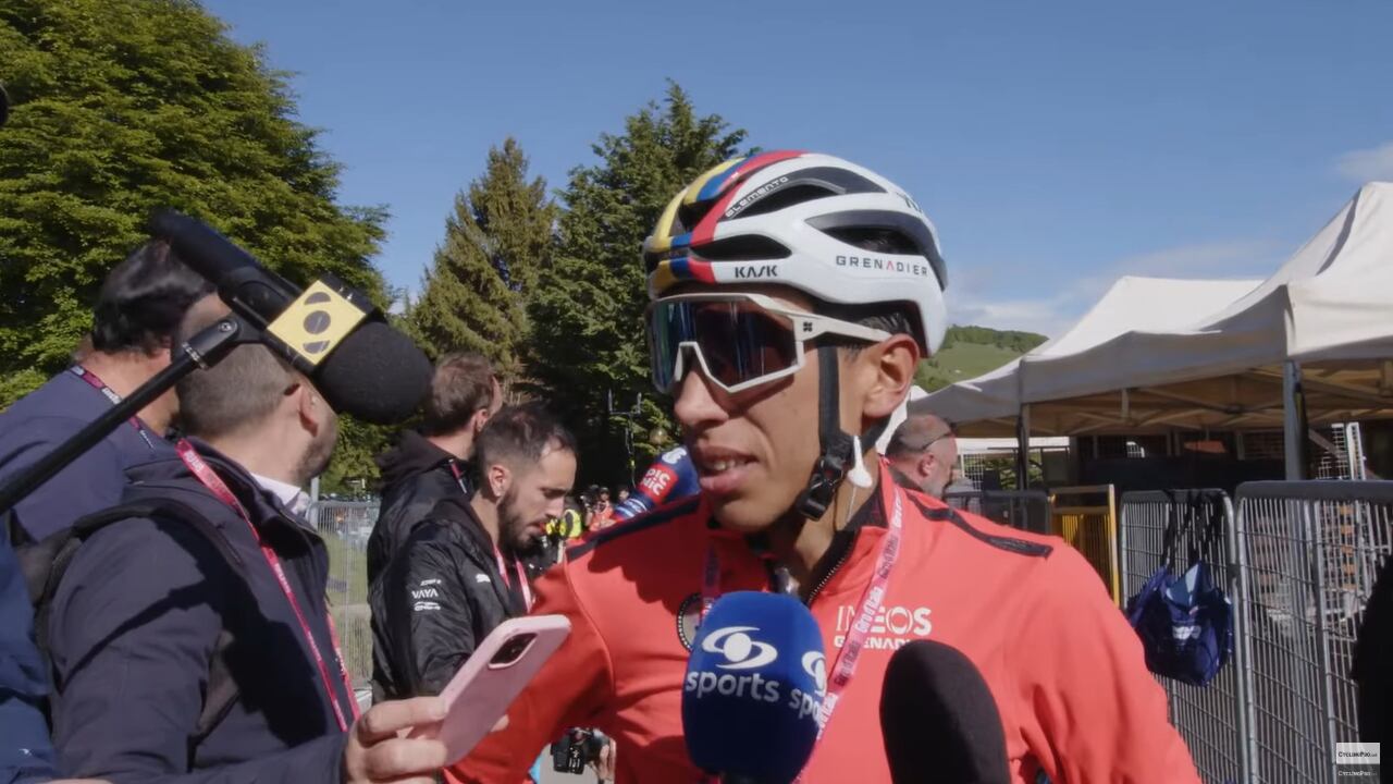 Egan Bernal reacciona a la etapa 16 del Giro de Italia 2025