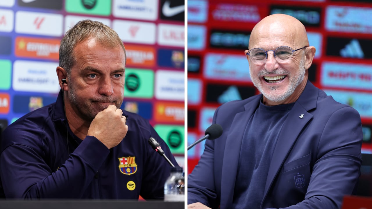 Hansi Flick lanzó sablazo a Luis de la Fuente.