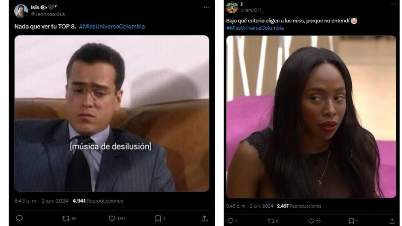 Los mejores memes que dejó la coronación de Miss Universe Colombia 2024