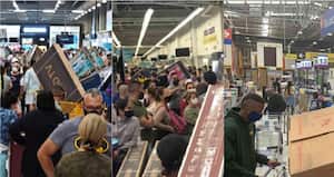 En varios almacenes del país se han presentado aglomeraciones.