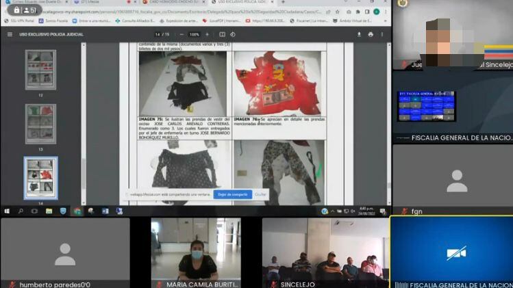 La Fiscalía reveló las pruebas en contra de 10 policías de Sucre que estarían comprometidos en el asesinato de  Carlos Alberto Ibáñez, Jesús David Díaz Monterroza y José Carlos Arévalo.