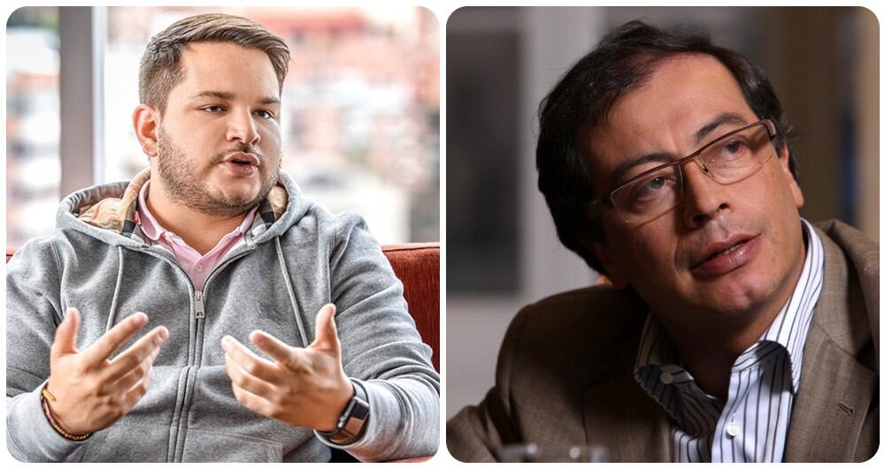 Nicolás Alcocer Petro y Gustavo Petro.