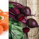 Zanahoria y remolacha.