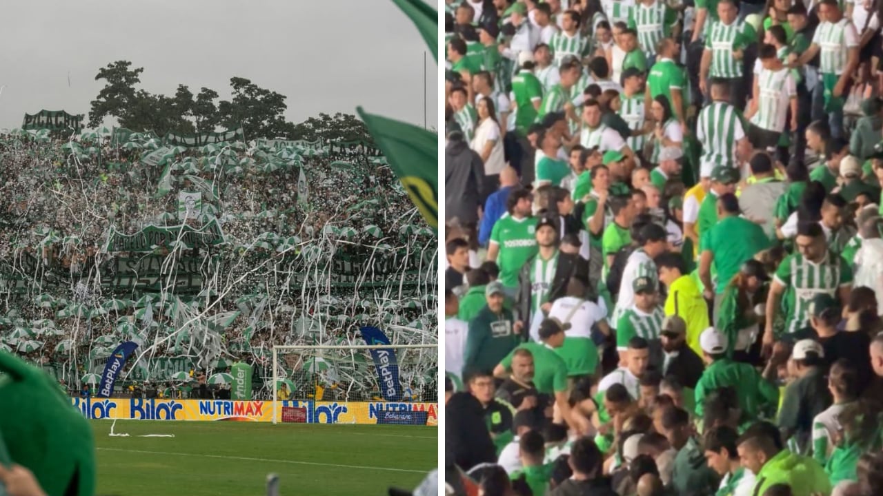 Hechos de violencia en la final de Nacional contra Junior.