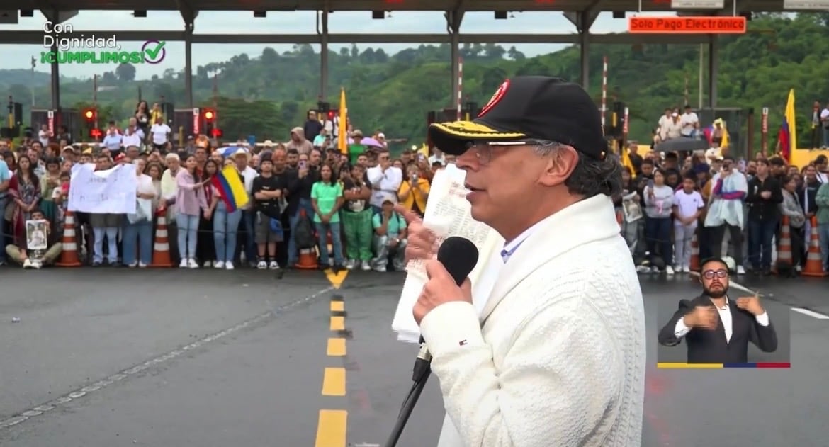 El presidente Gustavo Petro visitó el departamento de Caldas.