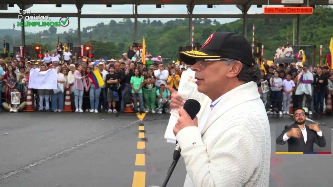 El presidente Gustavo Petro visitó el departamento de Caldas.