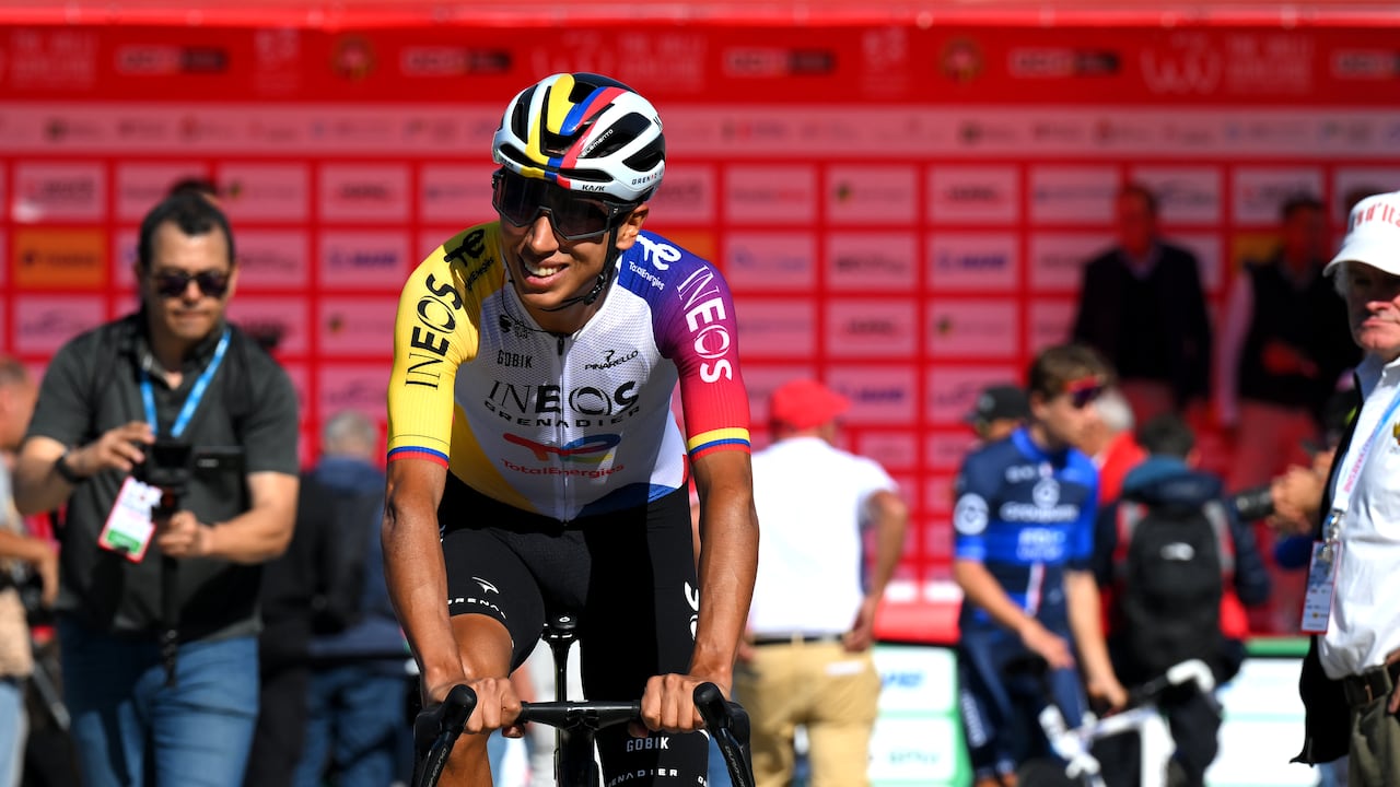Egan Bernal, ciclista colombiano de Ineos Grenadiers