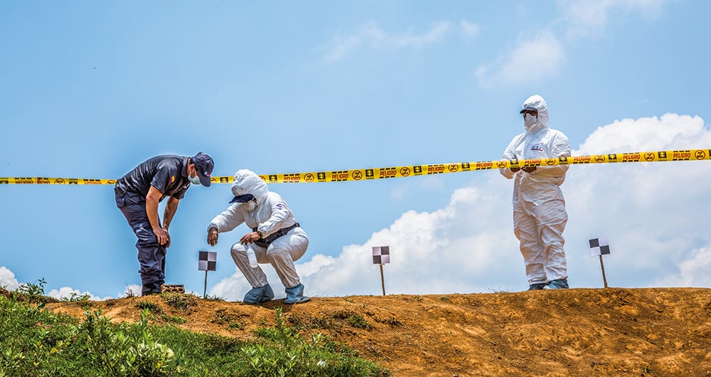  Las víctimas tenían entre 21 y 30 años y cinco de ellos registraban antecedentes judicales por delitos como hurto agravado y secuestro.