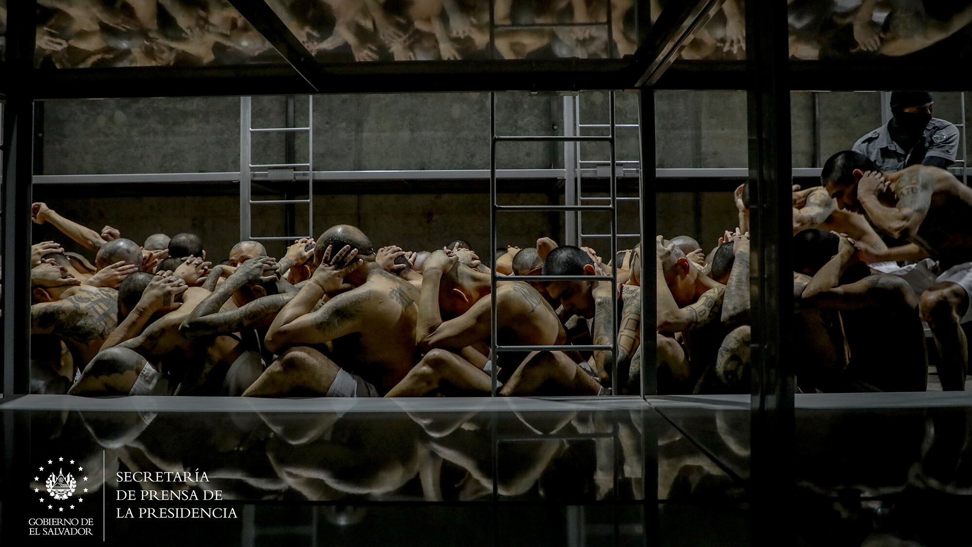 Presidente Nayib Bukele ejecuta el segundo traslado de 2,000 pandilleros al Centro de Confinamiento del Terrorismo
marzo 15 2023