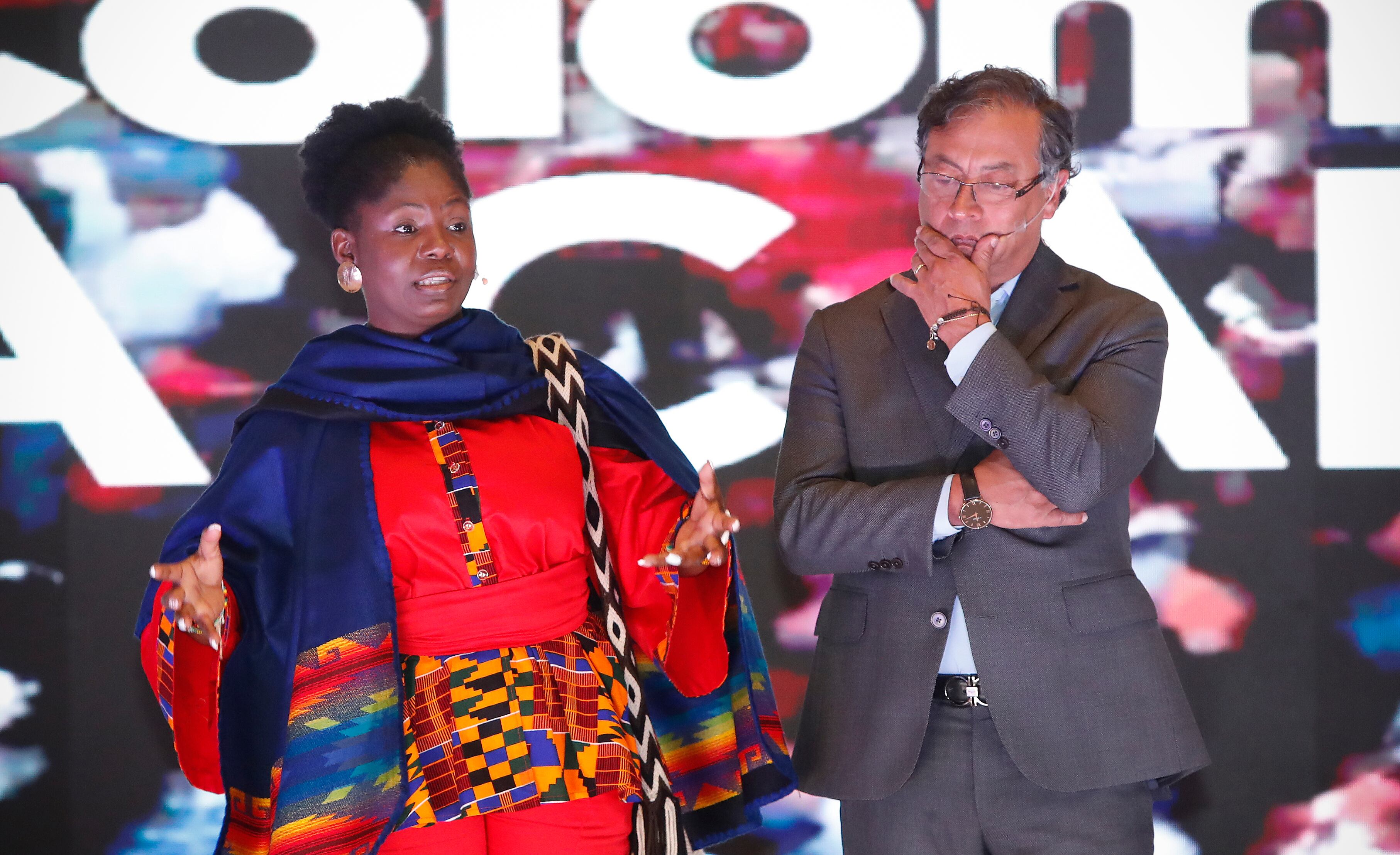 Gustavo Petro tomó la decisión de designar como su fórmula vicepresidencial a la líder ambiental Francia Márquez 
Bogota marzo 23 del 2022
Foto Guillermo Torres Reina / Semana